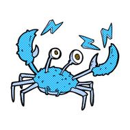 comic cartoon crab N2