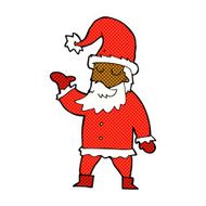 comic cartoon santa claus N30