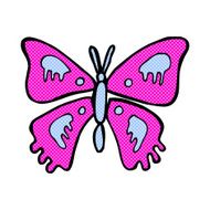 comic cartoon butterfly N2