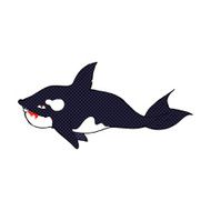 comic cartoon killer whale N2