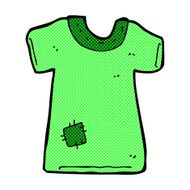 comic cartoon patched old tee shirt N2