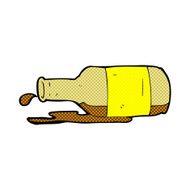 comic cartoon spilled beer N5
