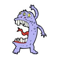 comic cartoon crazy monster N2