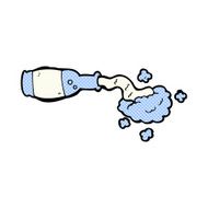 comic cartoon spilled bottle N3