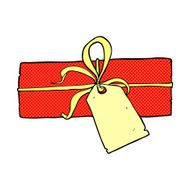 comic cartoon christmas present N5
