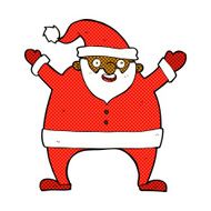 comic cartoon santa claus N32