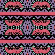 ethnic abstract hand-drawn seamless pattern N93