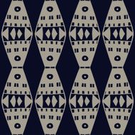 ethnic abstract hand-drawn seamless pattern N97