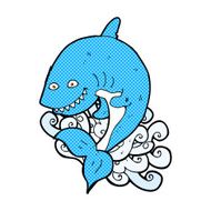 comic cartoon shark N5
