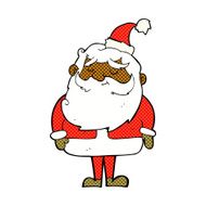 comic cartoon santa claus N33