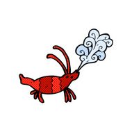 comic cartoon shrimp N6