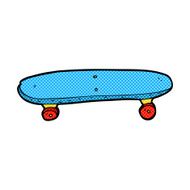 comic cartoon skateboard N9