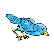 comic cartoon garden bird N6
