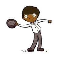 comic cartoon man tipping hat N2