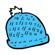 comic cartoon winter hat N3