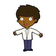 comic cartoon happy boy N35