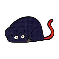 comic cartoon white mouse