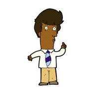 comic cartoon man with question N2