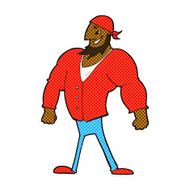 comic cartoon manly sailor man N2