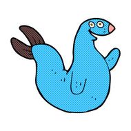 comic cartoon happy seal N3