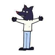 comic cartoon werewolf N5