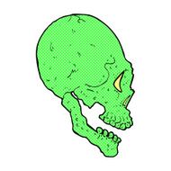 spooky skull illustration