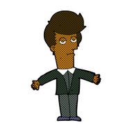 comic cartoon bored man N7