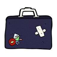 comic cartoon luggage N2