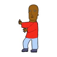comic cartoon tough man N3