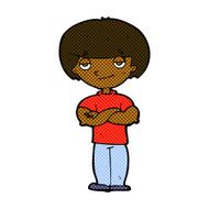 comic cartoon smug looking man