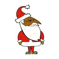 comic cartoon santa claus N34