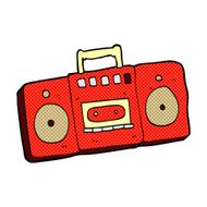 comic cartoon radio cassette player N2
