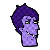 comic cartoon vampire face N6