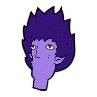 comic cartoon vampire face N7