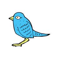 comic cartoon garden bird N7