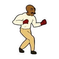 comic cartoon boxer