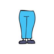 comic cartoon legs N12