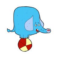 comic cartoon circus elephant N2