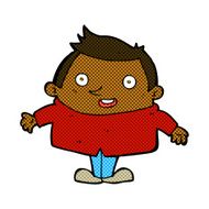 comic cartoon happy man N82
