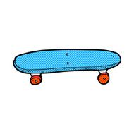 comic cartoon skateboard N11