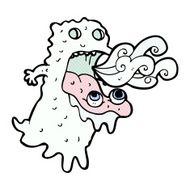 comic cartoon gross ghost N9