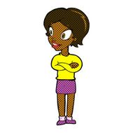 comic cartoon pretty woman N46