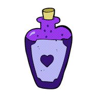 comic cartoon love potion