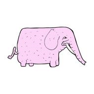 comic cartoon funny elephant N4