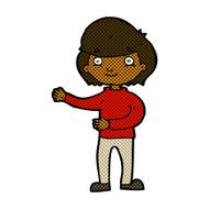 comic cartoon happy person N6