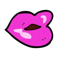 comic cartoon lips N3