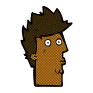 comic cartoon surprised face N3