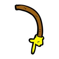 comic cartoon pointing arm N6