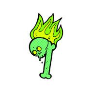 comic cartoon halloween bone number N5