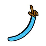 comic cartoon pointing arm N7